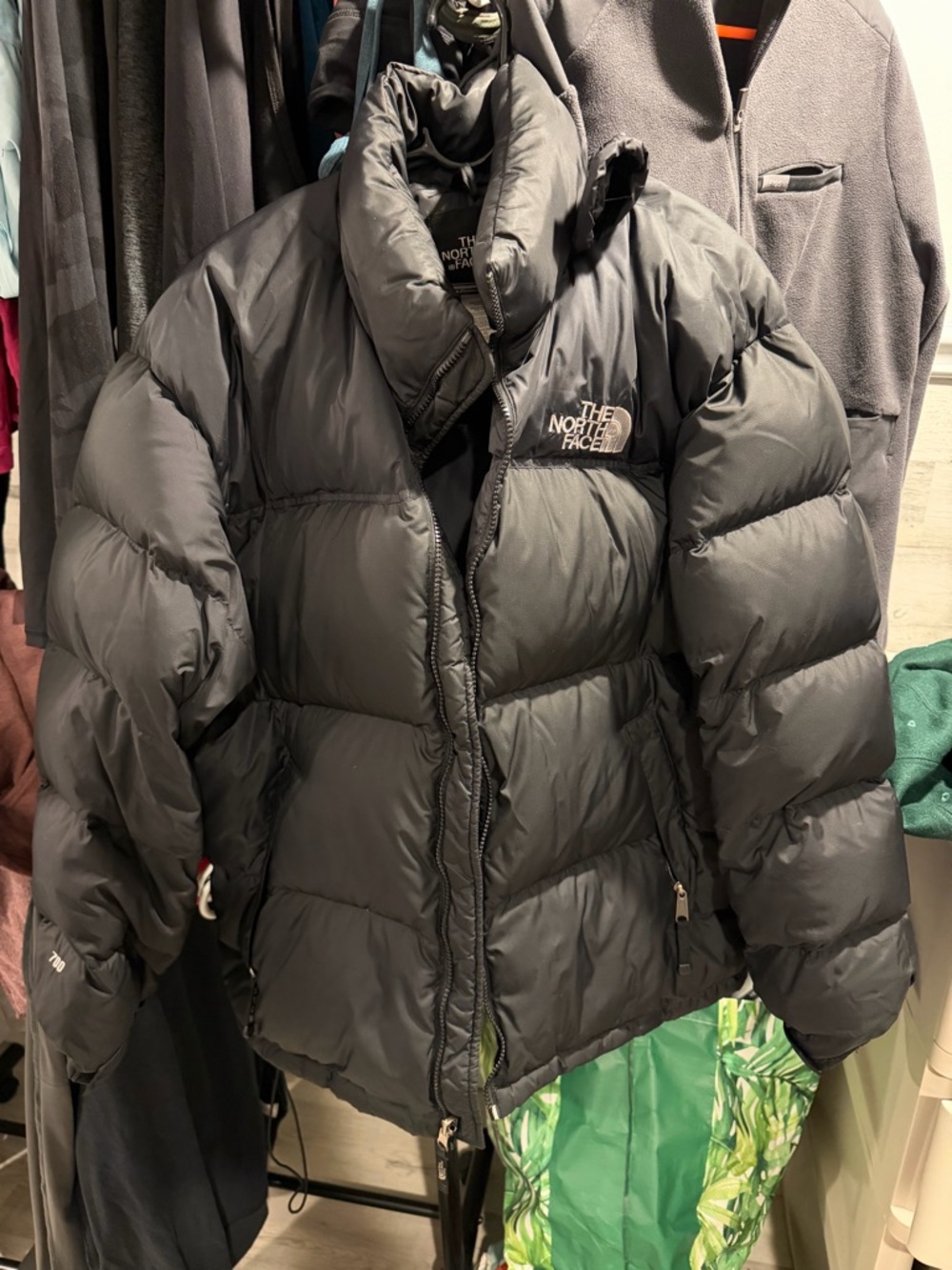 The North Face Black Down Puffer Coat
